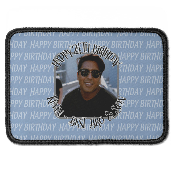 Photo Birthday Rectangle Patch