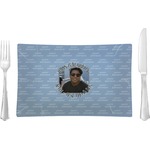 Photo Birthday Glass Rectangular Lunch / Dinner Plate (Personalized)