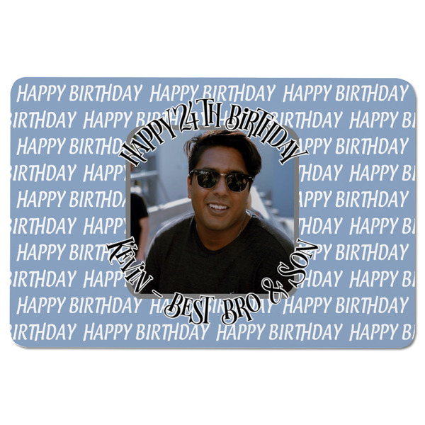 Photo Birthday Rectangular Fridge Magnet - FRONT