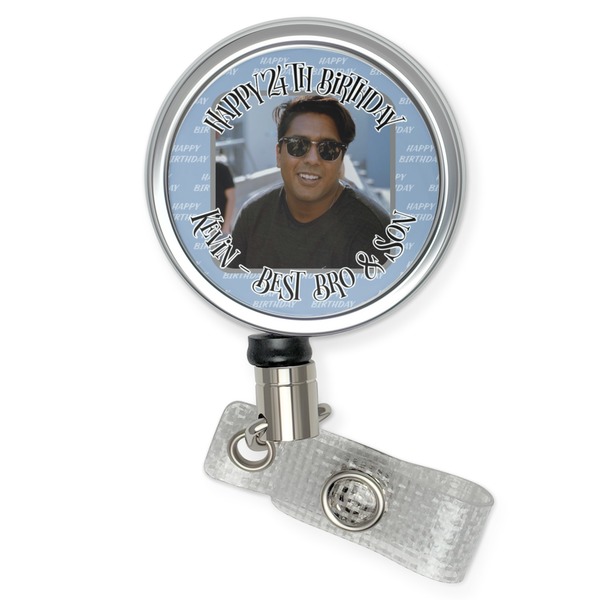 Custom Photo Birthday Retractable Badge Reel (Personalized)