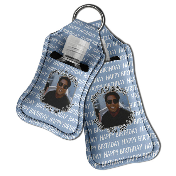Photo Birthday Sanitizer Holder Keychain - Both in Case (PARENT)