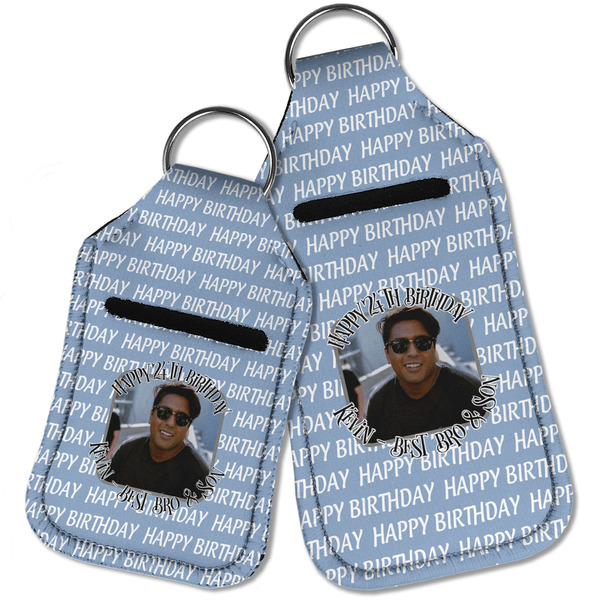 Photo Birthday Sanitizer Holder Keychain - Parent Main