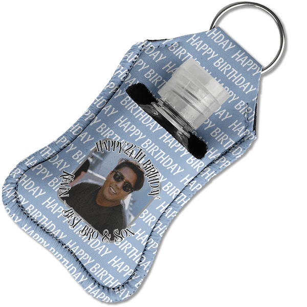 Photo Birthday Sanitizer Holder Keychain - Small in Case