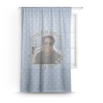 Photo Birthday Sheer Curtains (Personalized)