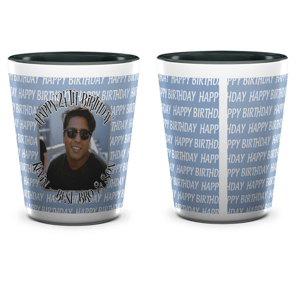 Photo Birthday Shot Glass - Two Tone - APPROVAL