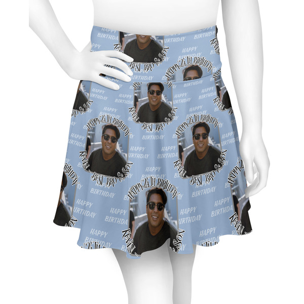 Custom Photo Birthday Skater Skirt - Small (Personalized)