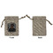 Photo Birthday Small Burlap Gift Bag - Front Approval