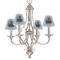 Photo Birthday Small Chandelier Shade - LIFESTYLE (on chandelier)