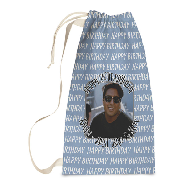 Custom Photo Birthday Laundry Bags - Small