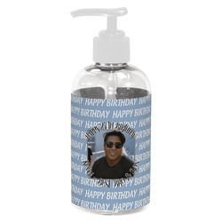 Photo Birthday Plastic Soap / Lotion Dispenser (8 oz - Small - White)