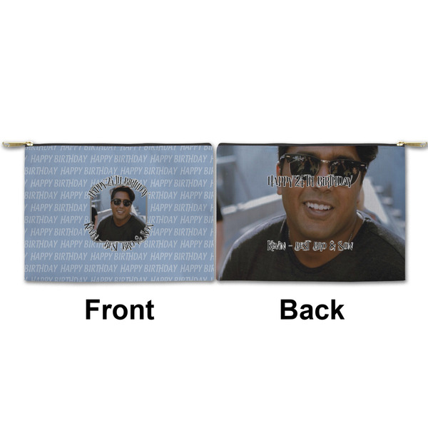 Photo Birthday Small Zipper Pouch Approval (Front and Back)