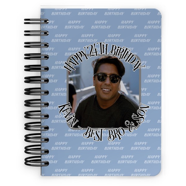 Custom Photo Birthday Spiral Notebook - 5x7