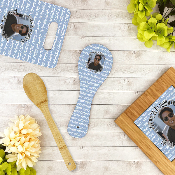 Photo Birthday Spoon Rest Trivet - LIFESTYLE