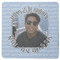 Photo Birthday Square Rubber Backed Coaster (Personalized)
