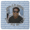 Photo Birthday Square Rubber Backed Coaster (Personalized)