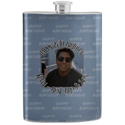 Photo Birthday Stainless Steel Flask (Personalized)