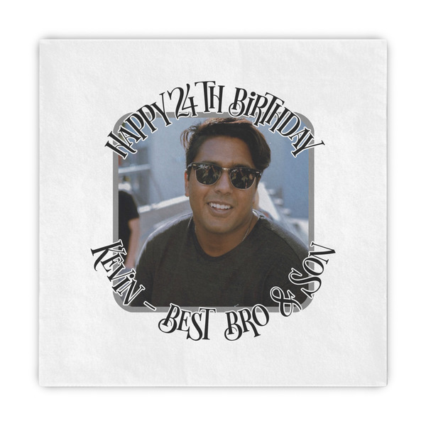 Custom Photo Birthday Decorative Paper Napkins