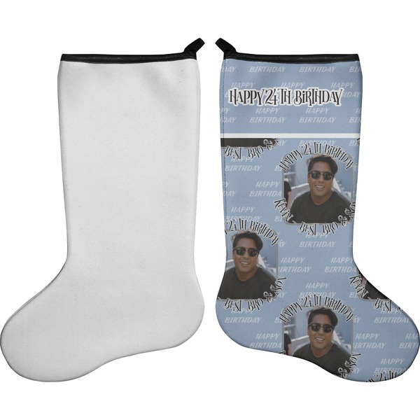Photo Birthday Stocking - Single-Sided - Approval