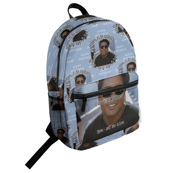 Custom Photo Birthday Student Backpack (Personalized)