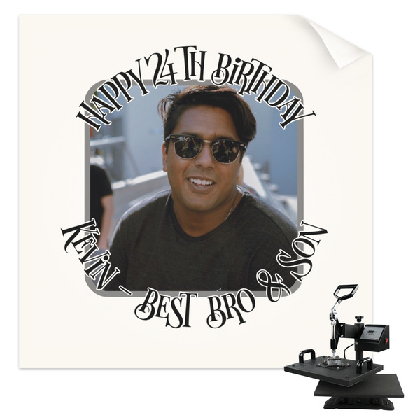 Custom Photo Birthday Sublimation Transfer (Personalized)