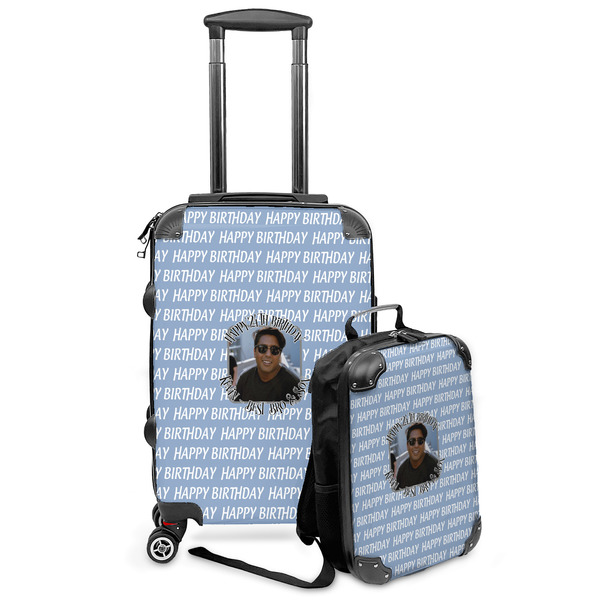 Custom Photo Birthday Kids 2-Piece Luggage Set - Suitcase & Backpack
