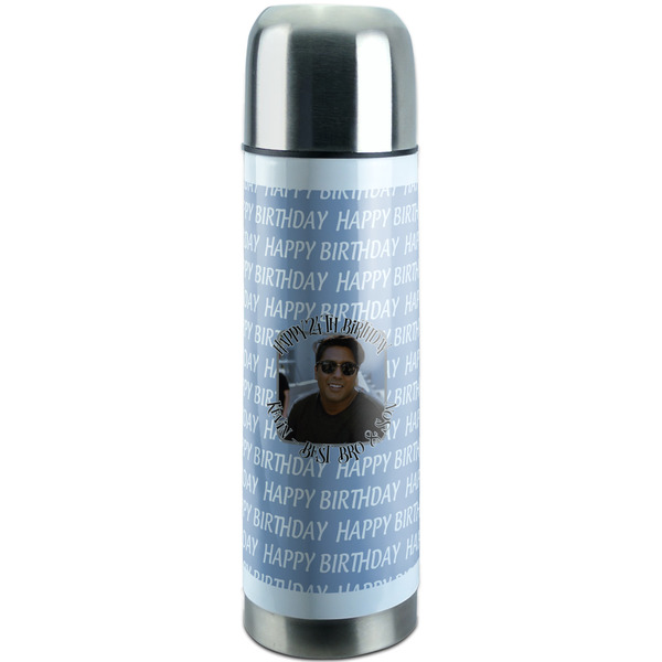 Custom Photo Birthday Stainless Steel Thermos (Personalized)