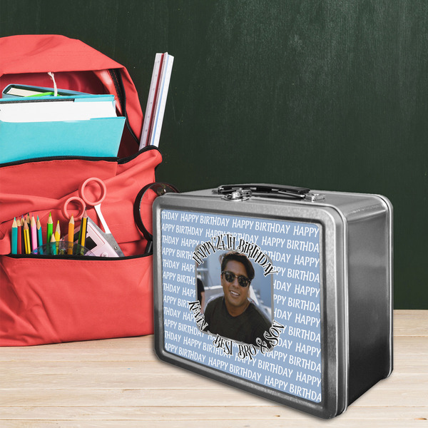 Photo Birthday Tin Lunchbox - LIFESTYLE