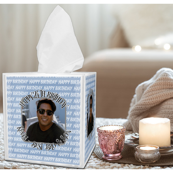 Photo Birthday Tissue Box - LIFESTYLE