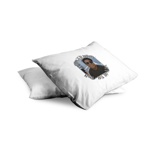 Photo Birthday Toddler Pillow Case - TWO (partial print)