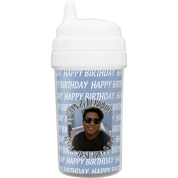 Custom Photo Birthday Toddler Sippy Cup (Personalized)