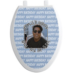 Photo Birthday Toilet Seat Decal - Elongated (Personalized)