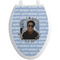 Photo Birthday Toilet Seat Decal - Elongated (Personalized)