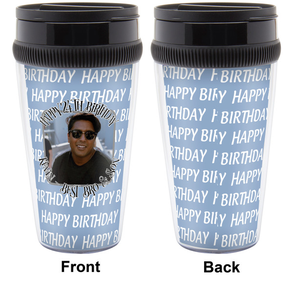 Photo Birthday Travel Mug Approval (Personalized)
