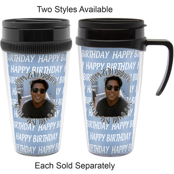 Photo Birthday Travel Mugs - with & without Handle