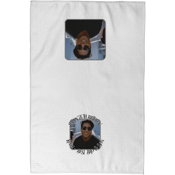 Photo Birthday Waffle Towel - Partial Print - Approval Image