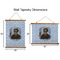 Photo Birthday Wall Hanging Tapestries - Parent/Sizing