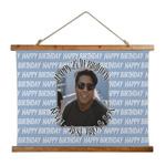 Photo Birthday Wall Hanging Tapestry - Wide