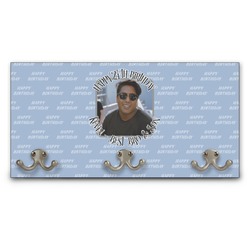 Photo Birthday Wall Mounted Coat Rack (Personalized)