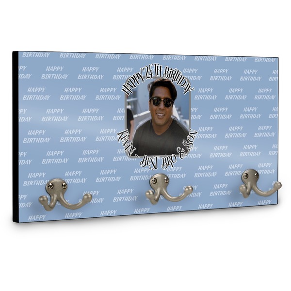 Photo Birthday Wall Mounted Coat Hanger - Side View