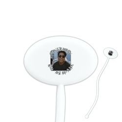 Photo Birthday Oval Plastic Stir Sticks