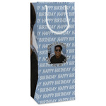 Photo Birthday Wine Gift Bags - Gloss