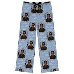 Photo Birthday Womens Pajama Pants - L (Personalized)