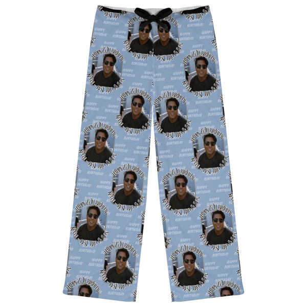 Custom Photo Birthday Womens Pajama Pants - XS (Personalized)
