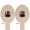 Photo Birthday Wooden Food Pick - Oval - Double Sided - Front & Back