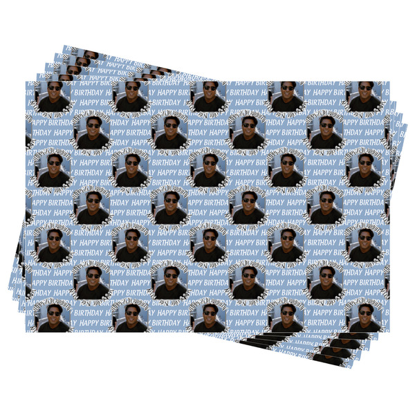 Photo Birthday Wrapping Paper - Front & Back - Sheets Approval