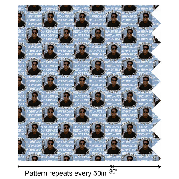 Photo Birthday Wrapping Paper Roll - Matte - Partial Roll