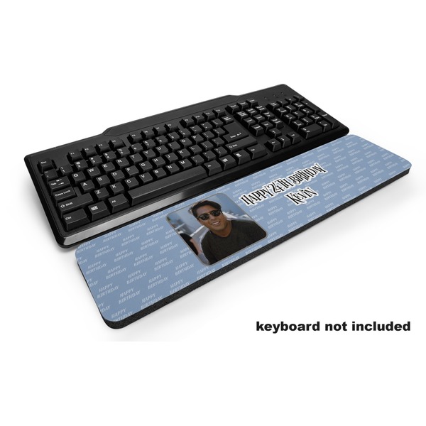 Custom Photo Birthday Keyboard Wrist Rest (Personalized)