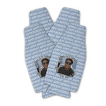 Photo Birthday Zipper Bottle Cooler - Set of 4