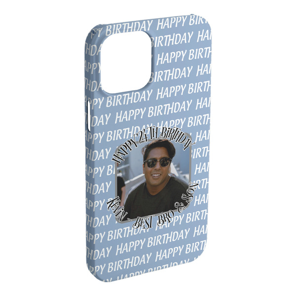 Custom Photo Birthday iPhone Case - Plastic - iPhone 15 Plus