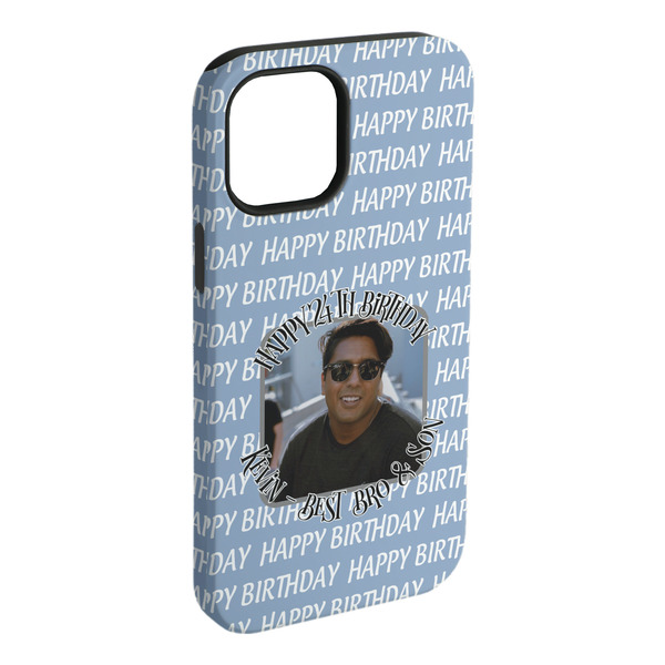 Custom Photo Birthday iPhone Case - Rubber Lined - iPhone 15 Pro Max